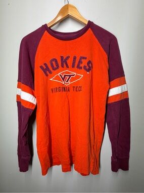 Virginia Tech Hokies Gameday Varsity Long Sleeve Graphic Football Raglan‎ Shirt